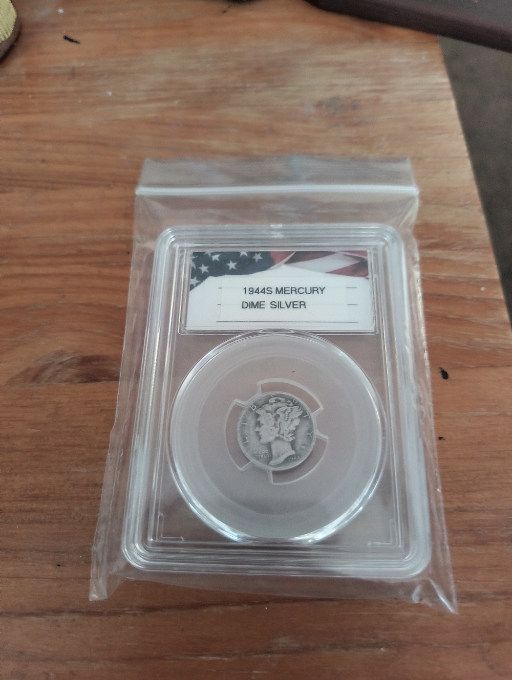 1944 S Mercury Dime Silver Coin - Silver